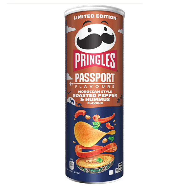 Pringles Moroccan Style Roasted Pepper y Hummus 165 g