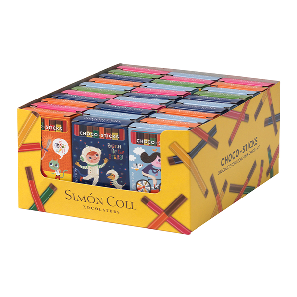 Chocobarritas lápices 20 g (45 ud) Simon Coll