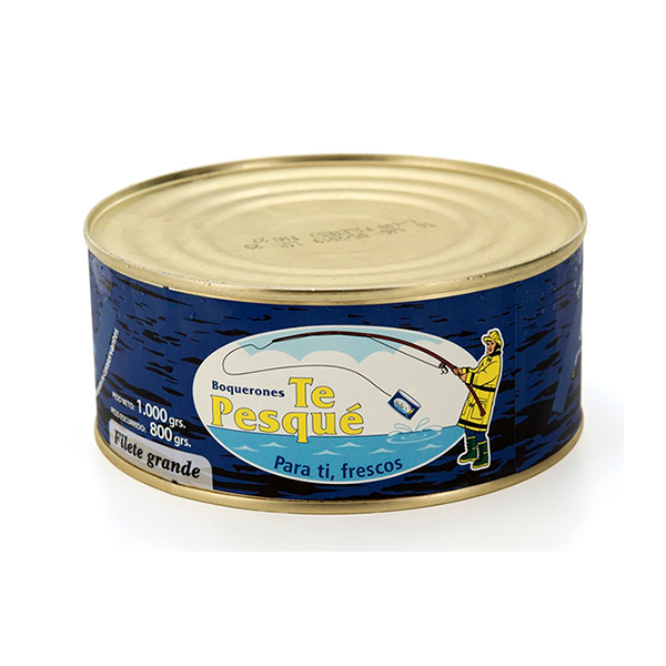 Boquerón en vinagre al ajillo 1,05 kg (117-135 filetes) Te Pesqué