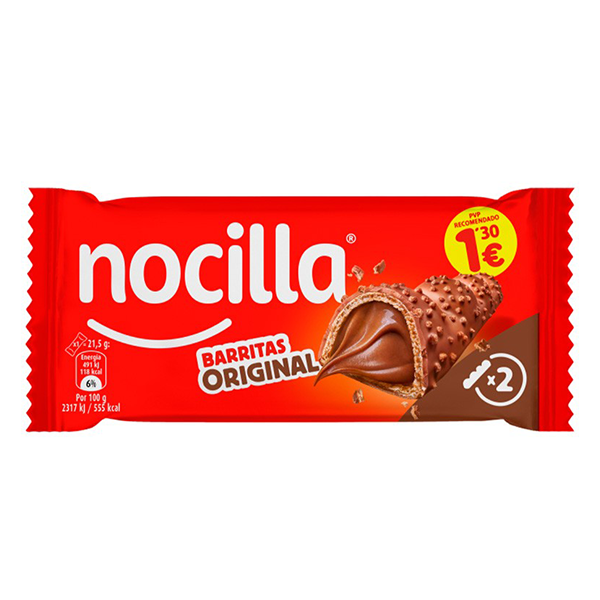 Barritas Nocilla Original 43 g (18 ud)