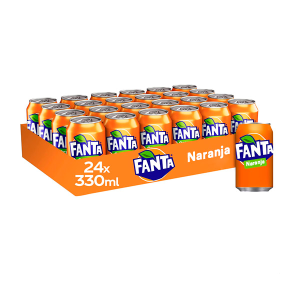 Fanta Naranja 330 ml (24 ud)