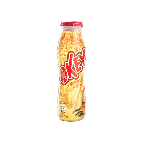 Batido pequeño sabor Vainilla 188 ml (18 ud) Okey