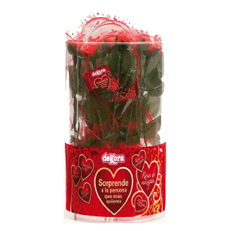 Rosas Mazapan 12u Dekora