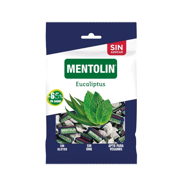 Mentolin Eucalipto Sin Azúcar 100 g (16 ud) Lacasa