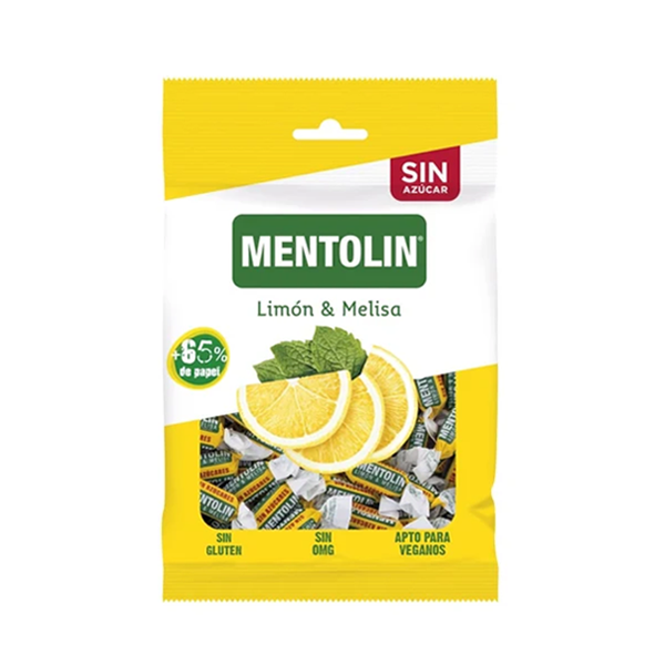 Mentolin Limón Sin Azúcar 100 g (16 ud) Lacasa