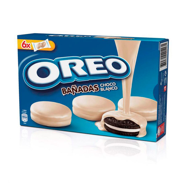 Oreo bañadas chocolate blanco 246 g (10 ud) Mondelez