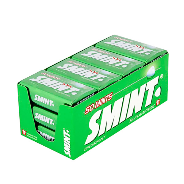 Smint Tin Spearmint 12 ud