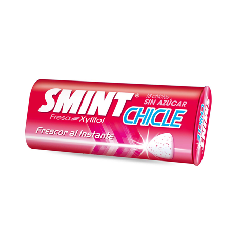 Smint Chicle Fresa Lata 12u