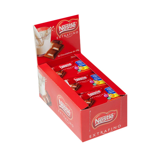 Extrafino Leche Chocolatina 20 g (24 ud) Nestlé