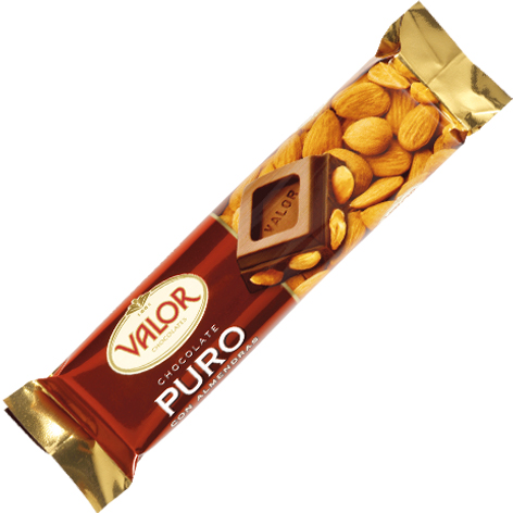 Choco Puro Almendras 45gx25u Valor