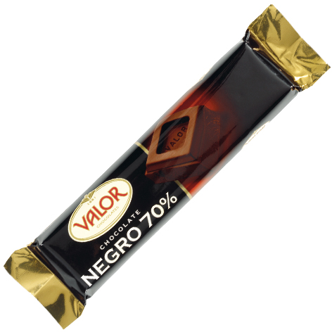 Choco Negro 70% 45gx25u Valor