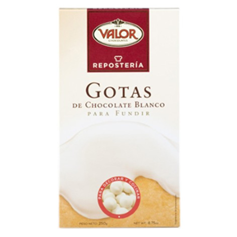 Gotas Choco Blanco 250grx12u Valor