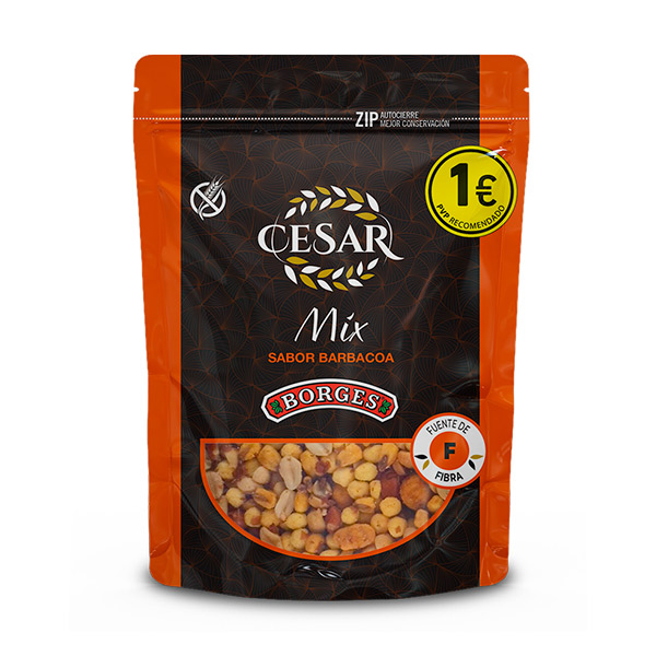 Cesar mix barbacoa 100 g (8 ud) Borges