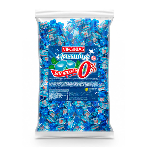 Glassmins sin azúcar 1 kg Virginias