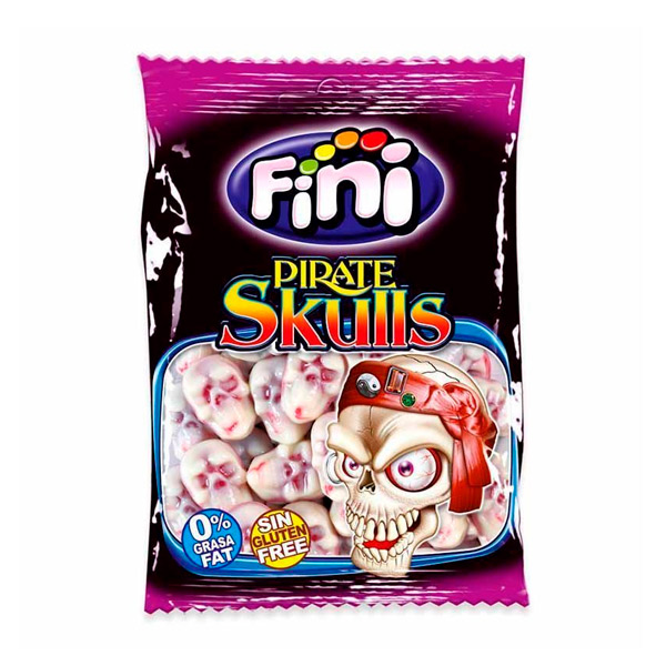 Pirates Skulls calaveras 90 g (12 ud) Fini