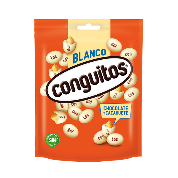 Conguitos Blanco Doypack 220g (18ud) Lacasa