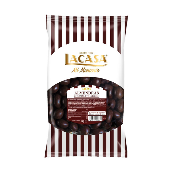 Almendra con chocolate negro 1 kg Lacasa