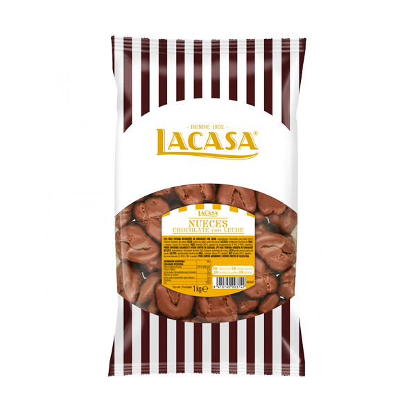 Nuez chocolate con leche 1 kg Lacasa