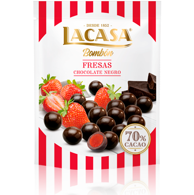 Fresa Con Chocolate 70% Cacao (Divinos)