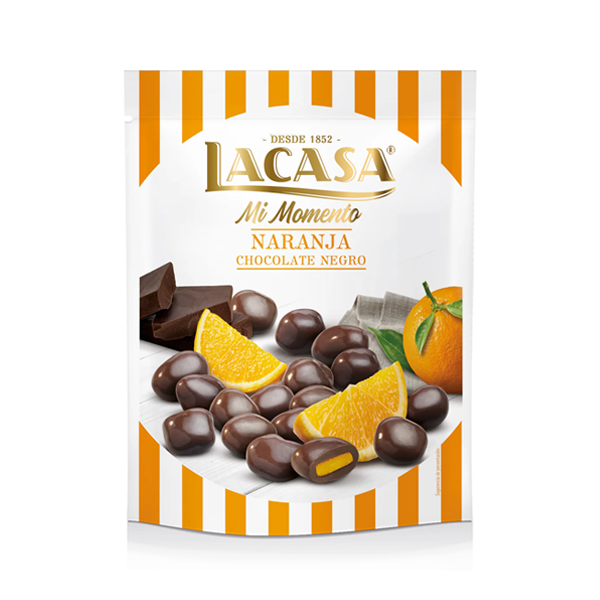 Naranja Chocolate Negro Doypack 125gx9u Lacasa