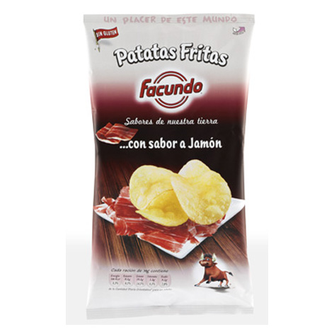 Patatas Jamon 60grx12u Facundo