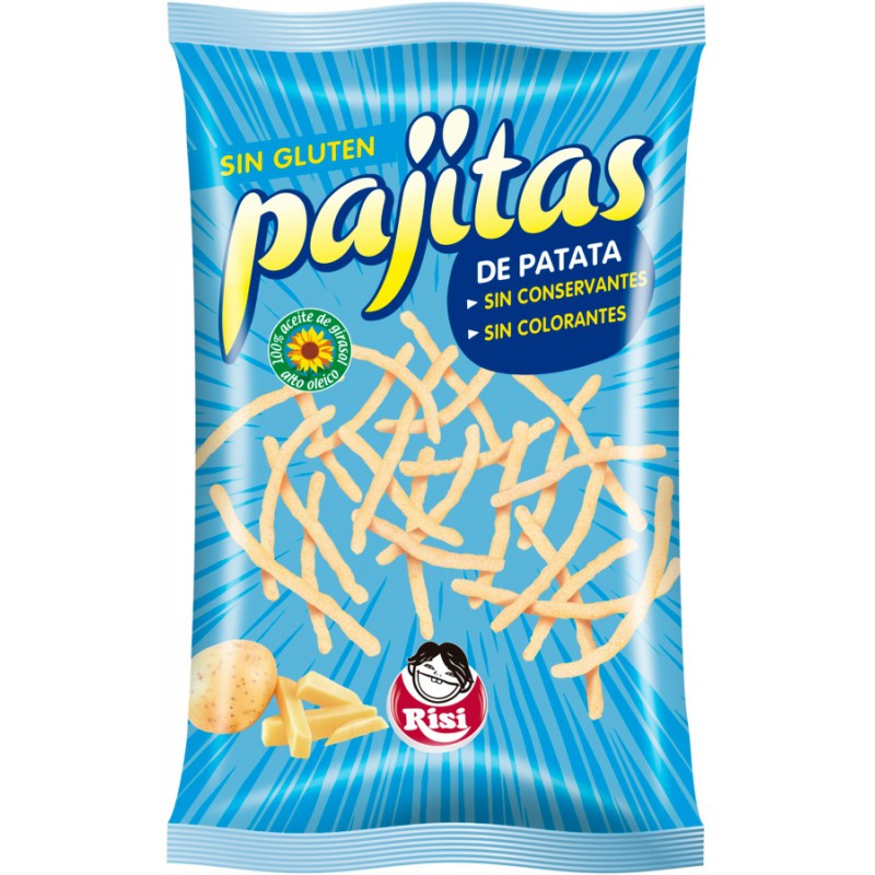 Pajitas Sal Familiar 100g (9 ud) Risi