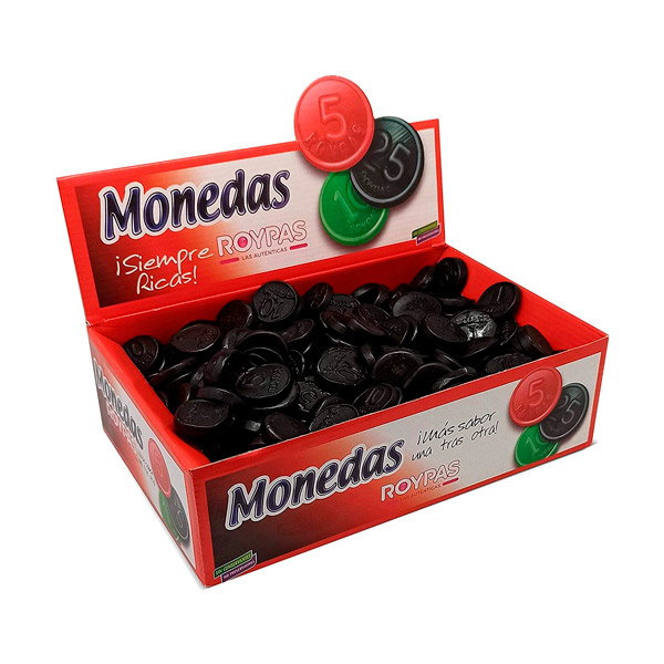 Monedas Regaliz 200 ud Roypas