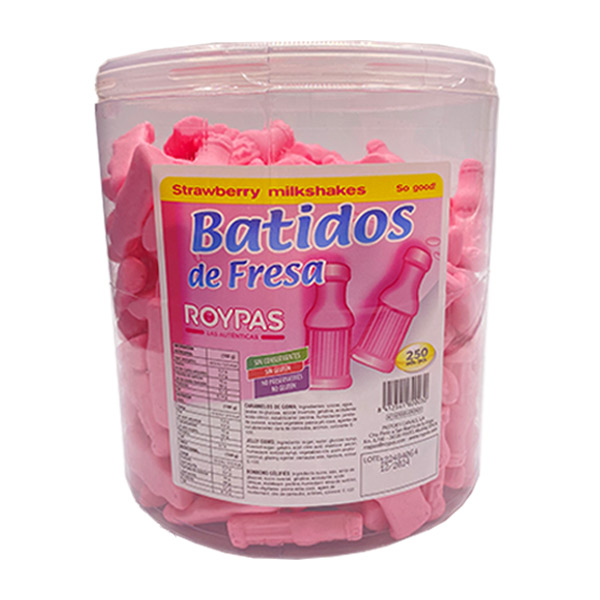 Batidos de fresa 250 ud Roypas