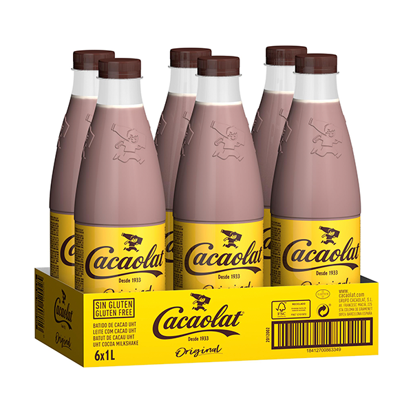 Cacaolat Botella 6u 1l Carcesa