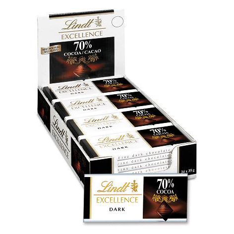 Excellence 70% 35grsx24u Lindt