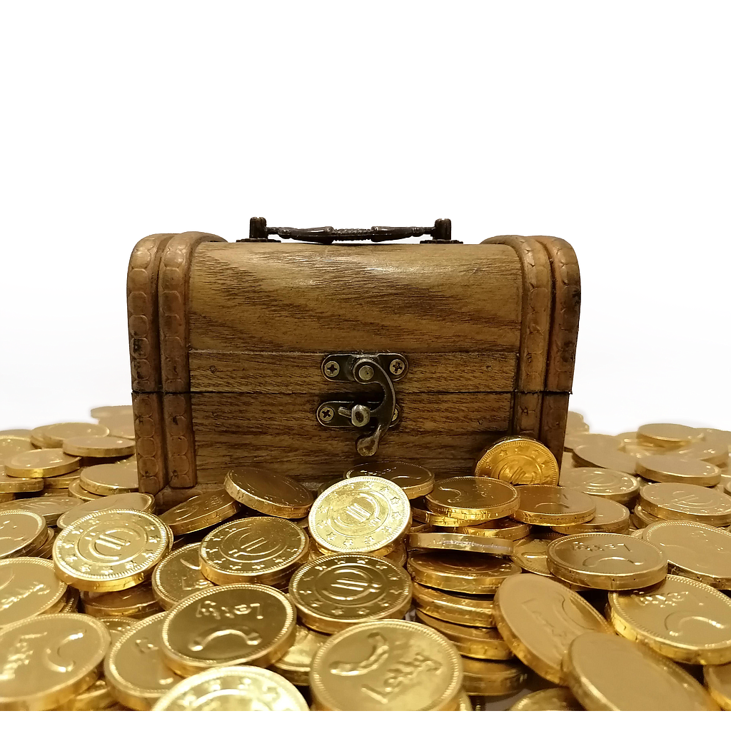 Cofre monedas 28 mm 600 ud Lekky