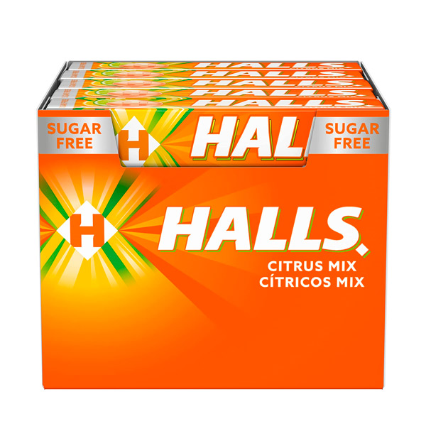 Halls Vita C citrico s/a 20 ud