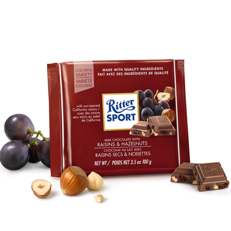 Ritter Avellana Pasas 12 X 100grs Storck