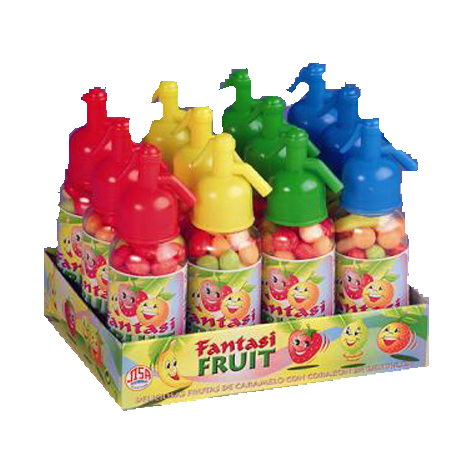 Sifones Frutas 12u Jisa