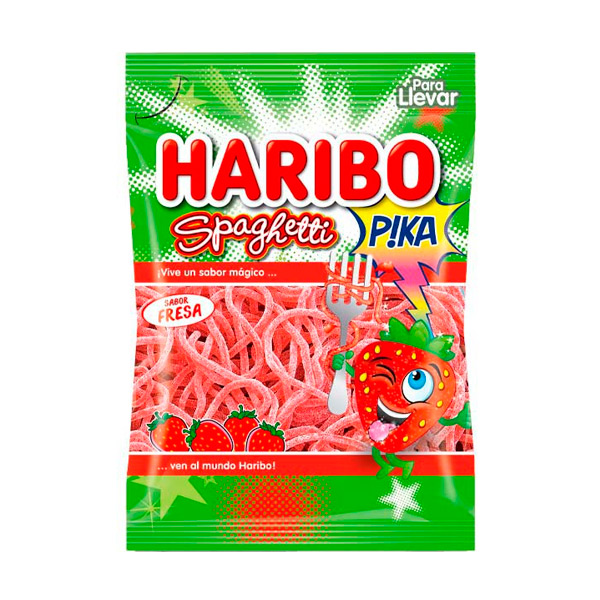 Spaguetti fresa 75 g (18 ud) Haribo