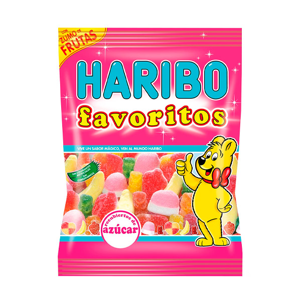 Favoritos azúcar 90 g (18 ud) Haribo