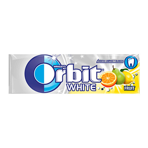 Orbit Gragea White Fruit 10g 30u