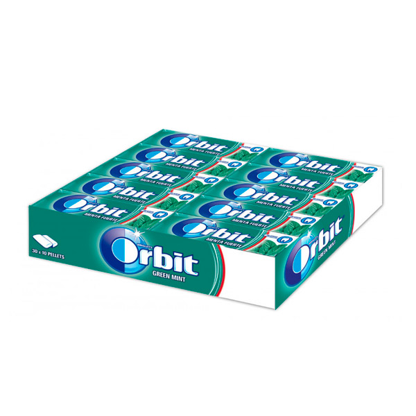 Orbit gragea menta fuerte 10 g (30 ud)