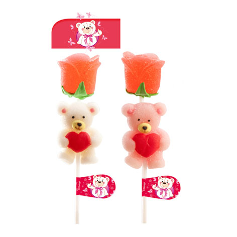 Piruleta Duo Amorosos 12u Dekora