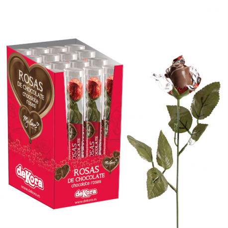 Rosas Chocolate 20g X 16u Dekora