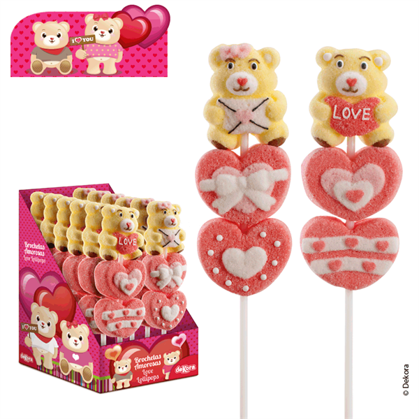 Brocheta Nube Amorosas 12u Dekora