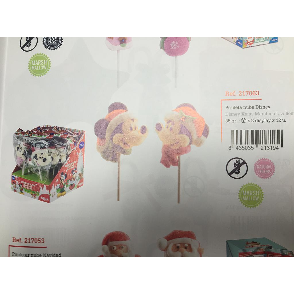 Piruletas Nube Disney Mix Navidad 12u Dekora