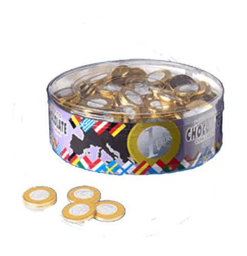 Monedas 33mm Bicolor 270u Interdulces