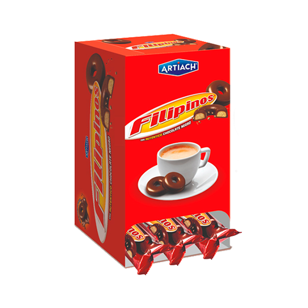 Filipinos Negros 75 g (15 ud) Artiach