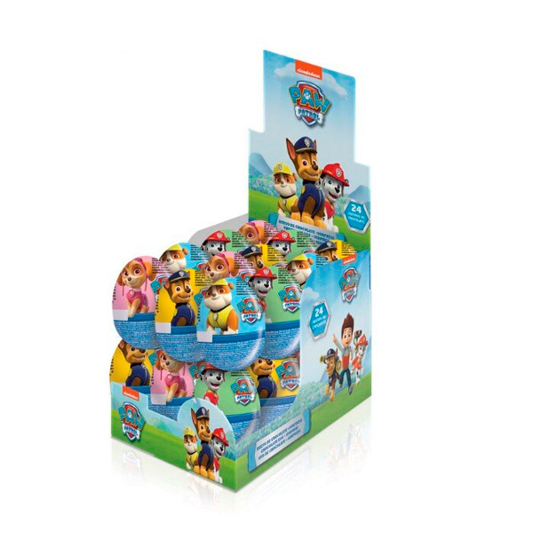 Huevos chocolate Paw Patrol 24 ud Cool Candies