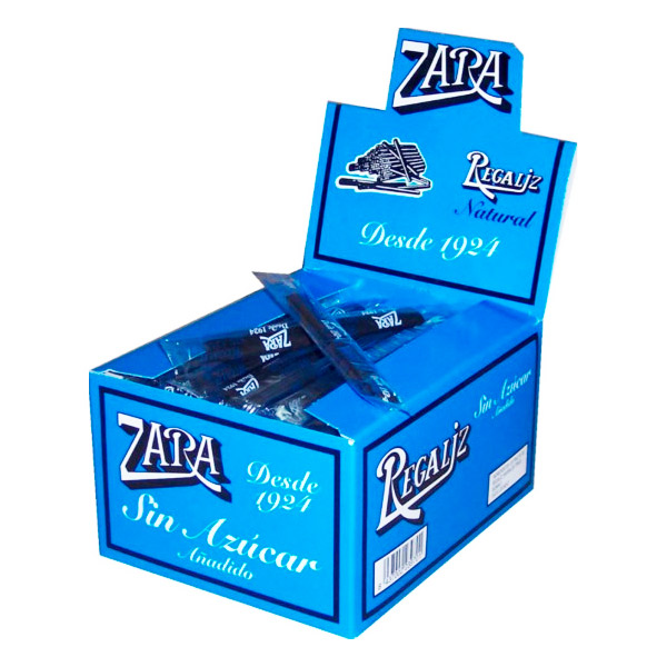 Regaliz Natural sin azúcar 100 ud Zara