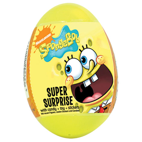 Huevos Bob Esponja Sorpresa 24u Bip