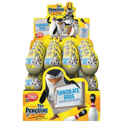 Huevos Sorpresa Penguins 20gx36u Bip