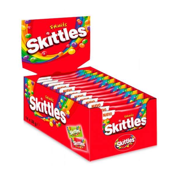 Skittles Frutas 38 g (14 ud)
