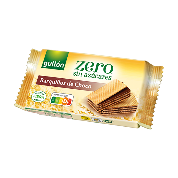 Wafer Choco Zero 60 g (12 ud) Gullon